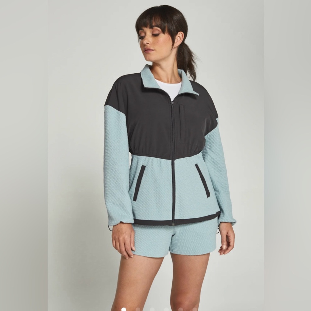 7 Diamonds Restoration Full Zip Jacket in Seafoam 
Combo - Small NWT $148